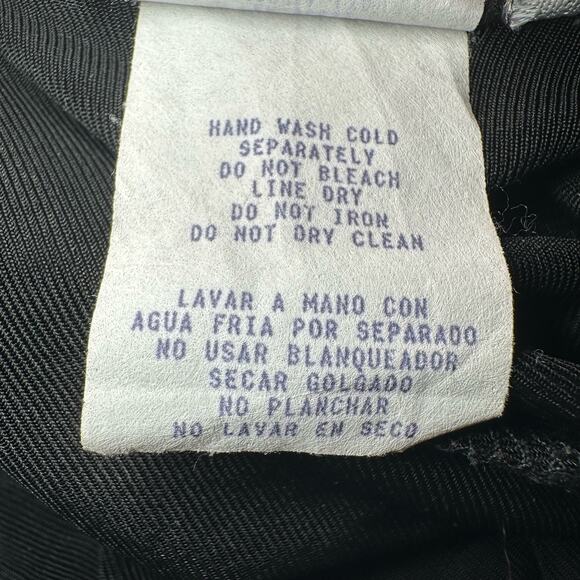 Vintage Stonebridge Black Stretch Whimsygoth Classic Side Slit Maxi Skirt 2X - Picture 7 of 7